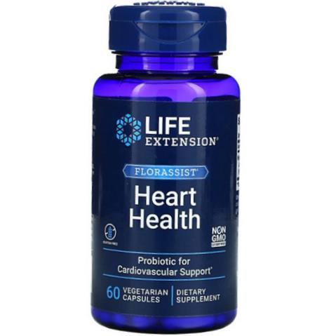 Пробиотик для сердца Life Extension Florassist Heart Health, 60 веганских капсул