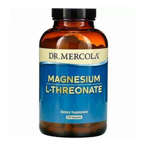 Магний L-треонат Dr. Mercola Magnesium L-Threonate, 270 капсул