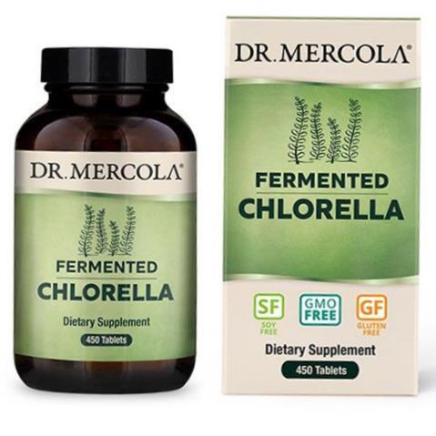 Хлорелла Dr. Mercola Fermented Chlorella, 450 таблеток