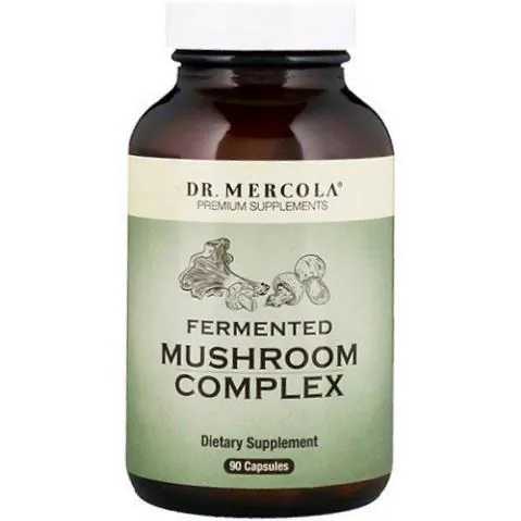 Грибний комплекс Dr. Mercola Fermented Mushroom Complex, 90 капсул