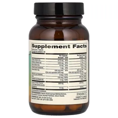 Вітаміни групи В з бенфотіаміном Dr. Mercola Vitamin B Complex with Benfotiamine, 60 капсул