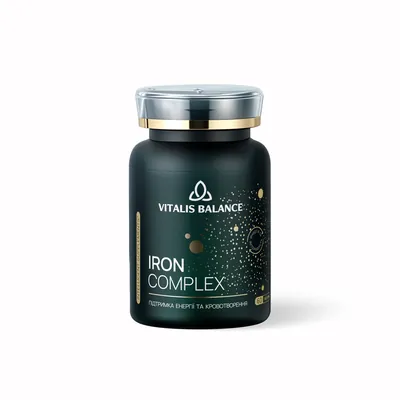 Залізо Комплекс Vitalis Balance Iron Complex, 60 таблеток
