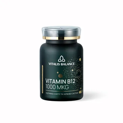 Вітамін В12 Vitalis Balance Vitamin B12 1000 мкг, 90 таблеток