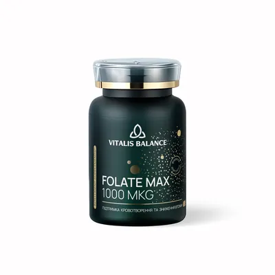 Фолат Макс Vitalis Balance Folate Max 1000 мкг, 90 таблеток