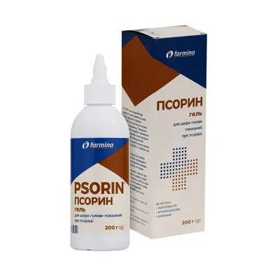 Псорін Psorin гель для шкіри голови при псоріазі, 200 г