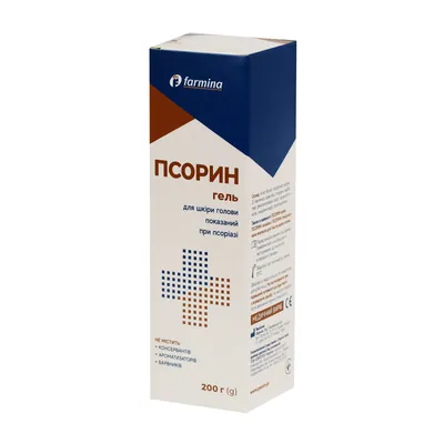Псорін Psorin гель для шкіри голови при псоріазі, 200 г