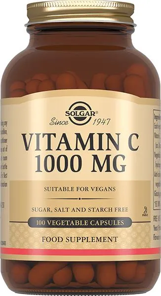 Вітамін С Solgar Vitamin C 1000 мг вег. капсули №100