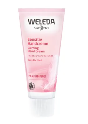 Крем для рук Weleda Sensitiv Сенситів заспокійливий без ароматизаторів, 50 мл