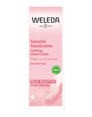 Крем для рук Weleda Sensitiv Сенситів заспокійливий без ароматизаторів, 50 мл