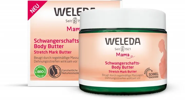 Крем-баттер Weleda Mama для профілактики розтяжок, 150 мл