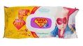 Серветки вологі Super Baby дитячі Ромашка та алое, Super Pack, 120 шт