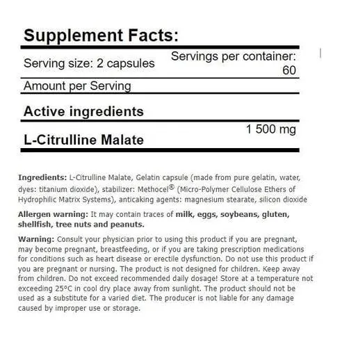 Цитрулін Amix Nutrition CitruLyn 750 mg, 120 капсул