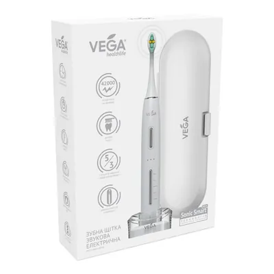 Електрична зубна щітка Vega VT-800B Sonic Smart Vega Pro звукова