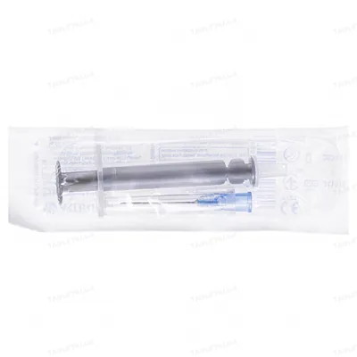 Шприц 2 мл Arterium 2-х компонентний з голкою 23G (0,6 мм x 25 мм), 1 штука