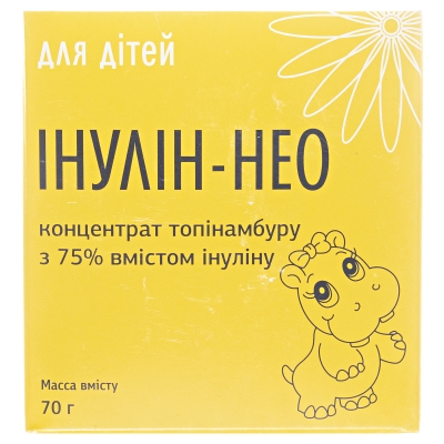 Инулин-НЕО порошок д/перор. прим. для дет. по 70 г в бан.
