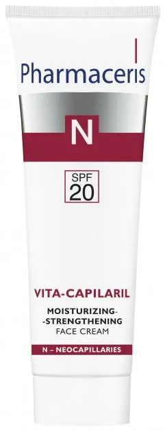 Крем для обличчя Pharmaceris N Vita-Сapilaril SPF20 зволожуючий зміцнюючий, 50 мл