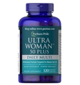 Комплекс Puritan's Pride Ultra Woman 50 Plus Daily Multi Timed Release, 120 каплет