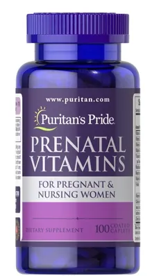 Вітаміни для вагітних Puritan's Pride Prenatal Vitamins, 100 каплет