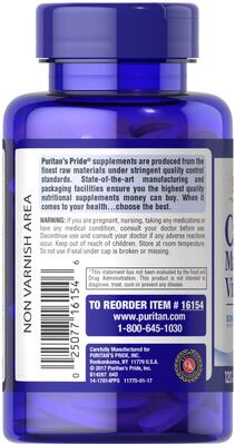 Кальций Магний Витамин Д3 Puritan's Pride Calcium Magnesium Vitamin D3, 120 каплет
