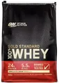 Протеїн сироватковий змішаний Optimum Nutrition Gold Standard 100% Whey, ванільне морозиво, 4,54 кг