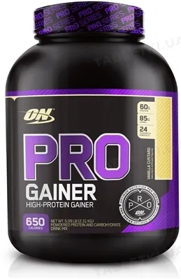 Гейнер Optimum Nutrition Pro Gainer, ваніль, 2,31 кг