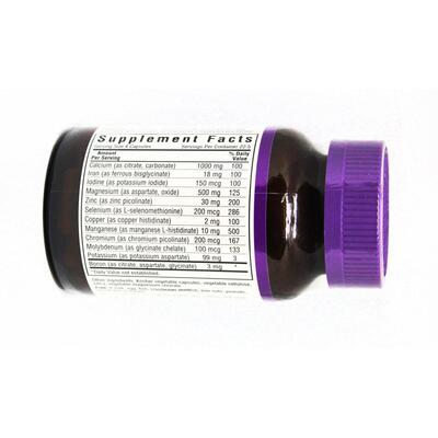 Мультиминерал с бором Bluebonnet Nutrition Multiminerals Plus Boron, 90 растительных капсул