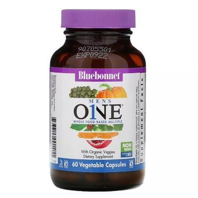 Мультивитамины для мужчин Bluebonnet Nutrition Men's One капсулы №60