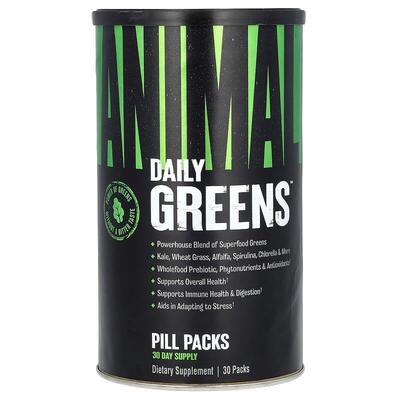 Зеленый комплекс Universal Nutrition Animal Daily Greens, 30 пакетиков