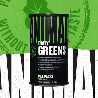 Зеленый комплекс Universal Nutrition Animal Daily Greens, 30 пакетиков
