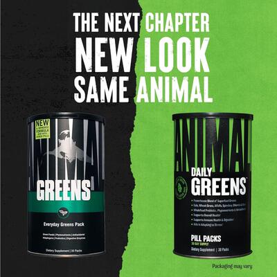 Зеленый комплекс Universal Nutrition Animal Daily Greens, 30 пакетиков