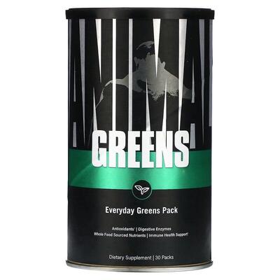 Зеленый комплекс Universal Nutrition Animal Daily Greens, 30 пакетиков