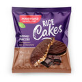 Хлебцы Жменька рисовые хрустящие в черном шоколаде Dark chocolate, 30 г