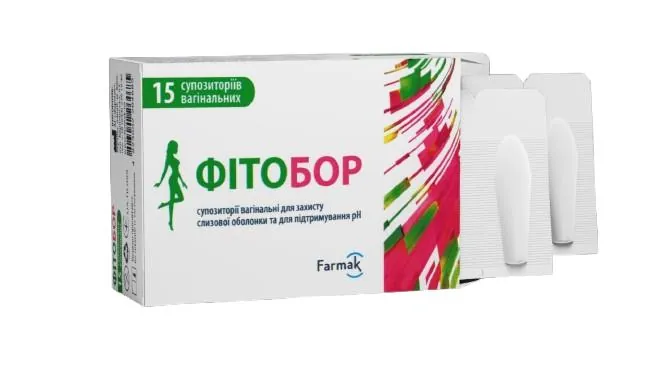 Фітобор супозиторії вагінальні №15