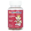 Бузина для дітей Gummi King міцний імунітет, смак малини, 60 жувальних цукерок