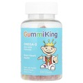Омега-3 ДГК и ЭПК для детей Gummi King вкус клубника, апельсин и лимон, 60 жевательных мармеладок