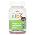 Прополис и эхинацея California Gold Nutrition Propolis and Echinacea для детей без желатина, натуральная малина, 60 жевательных конфет