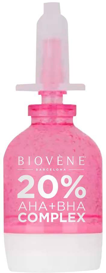 Сироватка для обличчя Biovene відлущуюча з кислотами AHA, BHA, маслом чайного дерева для проблемної шкіри, 10 мл