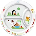 Тарілка Philips Avent SCF702/00 з розділювачами з малюнком, від 12 місяців