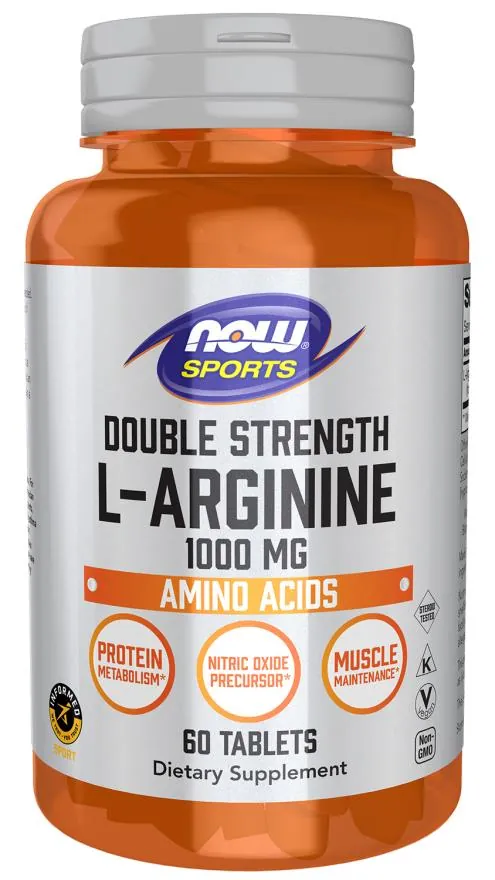 L-аргінін NOW Sports L-Arginine 1000 мг таблетки №60