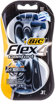 Набір бритв без змінних картриджів Bic Flex 4 Comfort, 3 шт