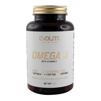 Омега 3 Evolite Nutrition Omega 3, 100 мягких капсул