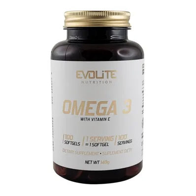 Омега 3 Evolite Nutrition Omega 3, 100 м'яких капсул