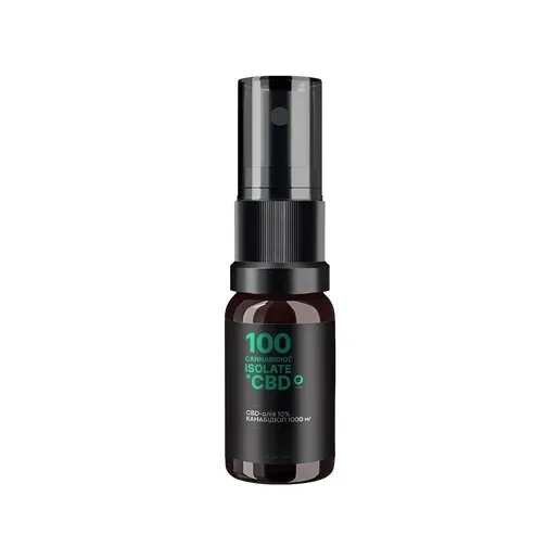 CBD 100 isolate олія 10% 1000 мг м'ята, 60 доз, 10 мл
