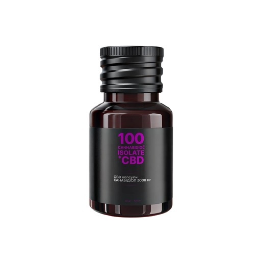 CBD 100 isolate 3000 мг, 30 капсул по 100 мг : інструкція + ціна в ...