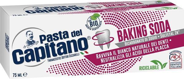 Зубна паста Pasta del Capitano Baking Soda, 75 мл