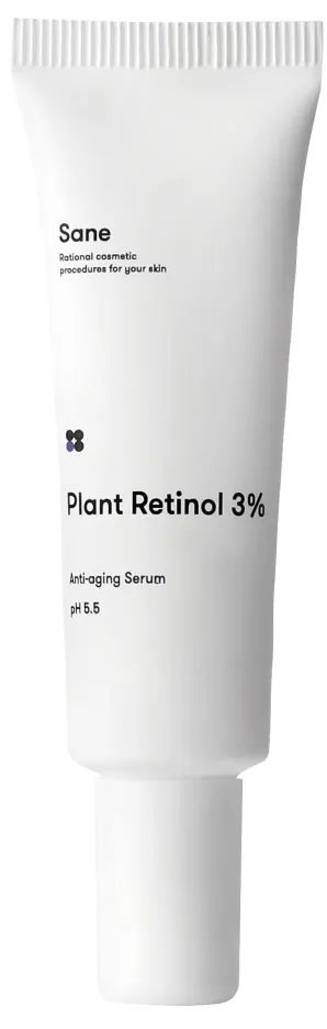 Сироватка для обличчя Sane Plant Retinol 3% з ретинолом, 30 мл
