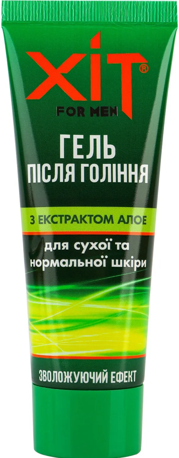 Гель після гоління Хіт for men зволожуючий ефект з екстрактом алое, 70 г
