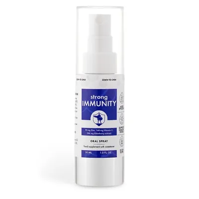 Комплекс для імунітету NorVita Strong Immunity спрей з вітаміном C, цинком і чорною бузиною, 30 мл