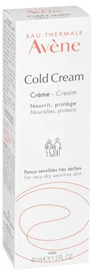 Крем Avene Cold Cream захисний живильний для сухої чутливої шкіри, 40 мл