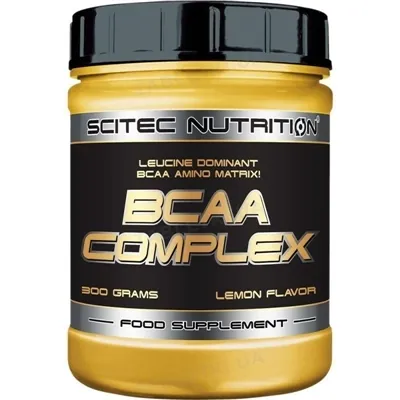Амінокислота Scitec Nutrition BCAA Complex, лимон, 300 г